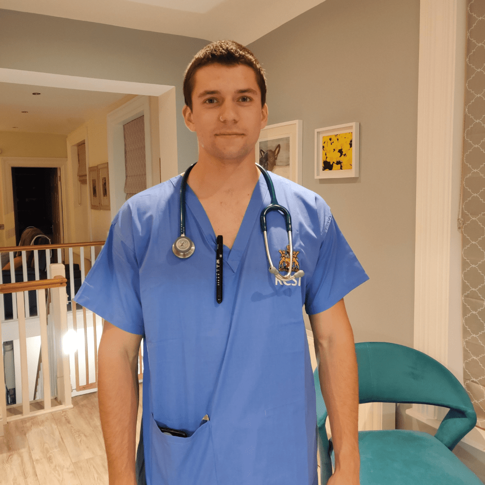 Connor in Scrubs